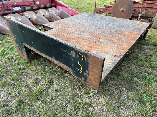 8’ X 9-1/2’ Steel Flatbed With Highway Worker Platform