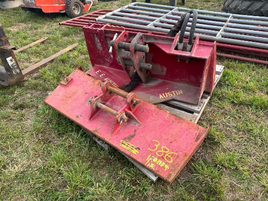 (2) Skid Steer Jackhammer Mounting Plates