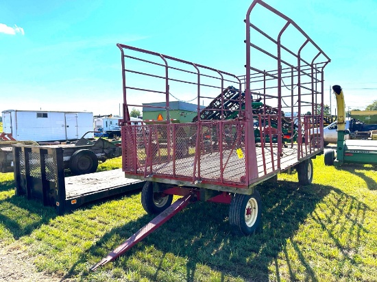 Pequea 8’ X 16’ Bale Throw Rack With Kory 8 Ton Gear