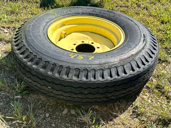 10:00 X 20 Tire With 8 Bolt Wheel