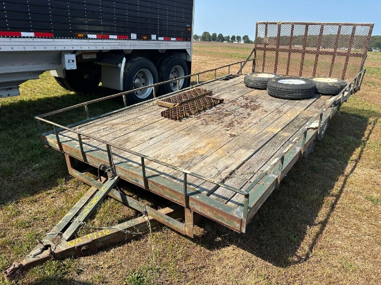 8’ X 18’ Deck Over Trailer With Beavertail, Ramp