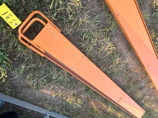 Pair Of 6” Wide X 76” Fork Extensions