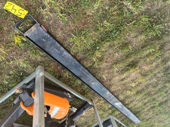 Pair Of 5” Wide 10’ Fork Extensions