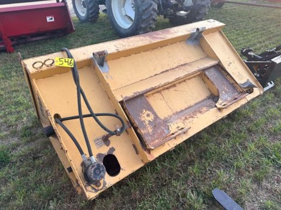 HLA 7’ Skid Steer Sawdust Shooter, S/N-057102