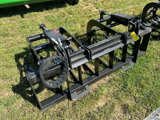 New JMR 72” Skid Steer Root Grapple Bucket