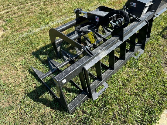 New JMR 66” Skid Steer Root Grapple Bucket