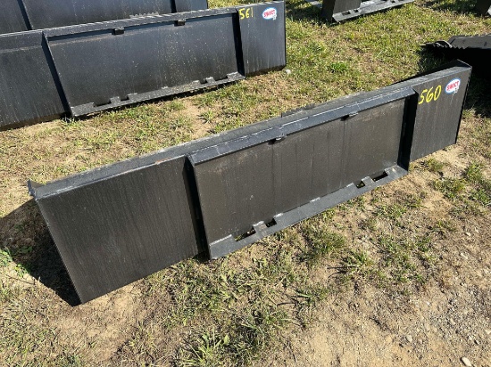 New Swict 84” Skid Steer Material Bucket
