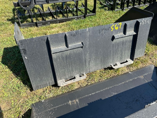 New 66” Skid Steer Hi Volume Bucket