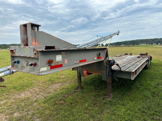1973 Rogers 96” X 26’ Lowboy Tandem Axle Trailer