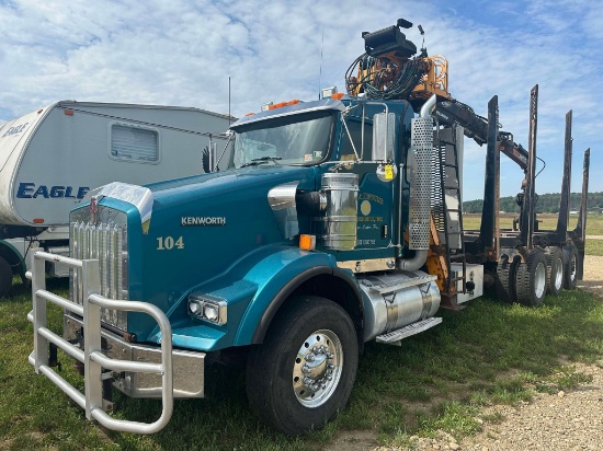 2012 Kenworth T-800 Log Truck With 384,424 Miles