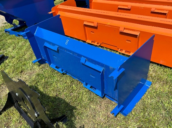 New 72” Skid Steer Snow Pusher