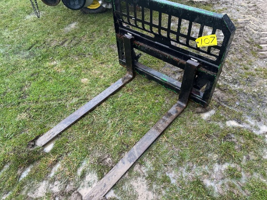 5000 Lb. 48” Pallet Forks, Global Tach