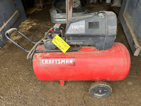 Craftsman 6 Hp 33 Gallon Electric Air Compressor, Works