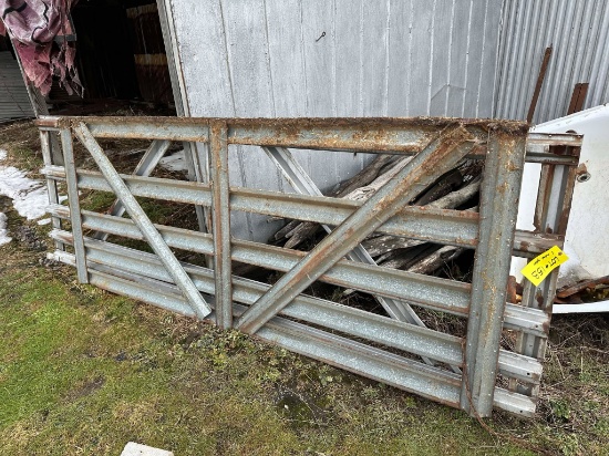 (1) 9’ & (1) 11’ Steel Gates