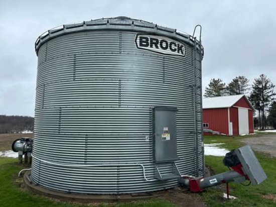 2012 Brock 24’ 6 Ring Grain Bin