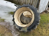 Pair Of 12.4 X 28 T-Rail Duals With 20% Tread