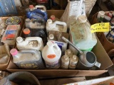 Box Of Miscellaneous Oils & Anti Freeze