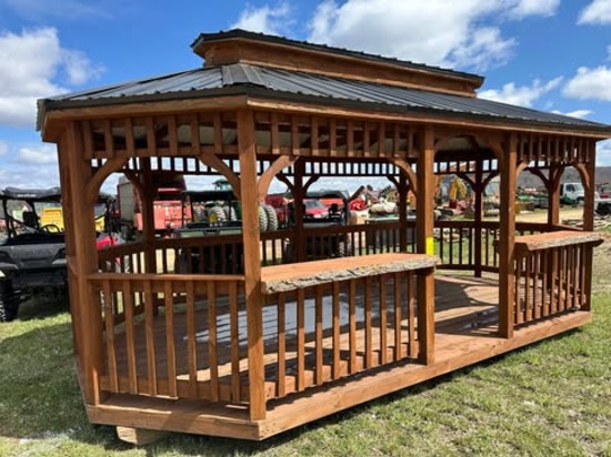 10’ X 20’ Stained Gazebo