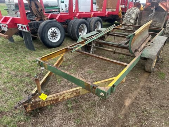 Homemade Trailer Frame With Snowplow Blade
