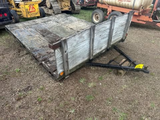 8’X10’ Single Axle Flatbed Trailer