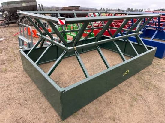 New 6’ X 10’ Steel Bale Feeder