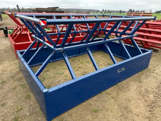 New 6’ X 10’ Steel Bale Feeder