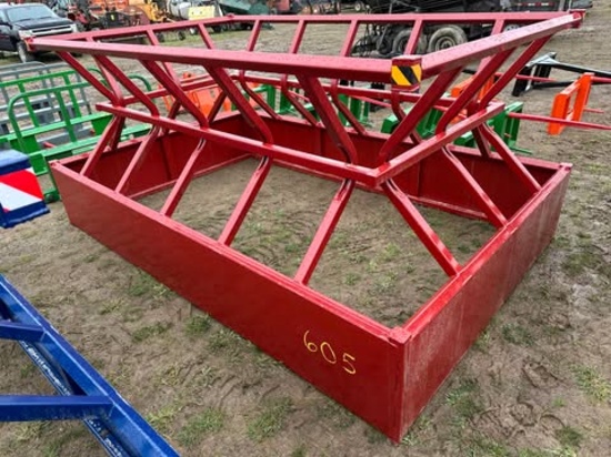 New 6’ X 10’ Steel Bale Feeder