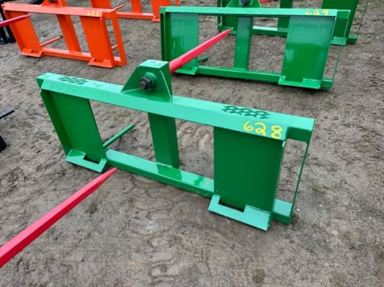 New Skid Steer Single Prong Bale Spear