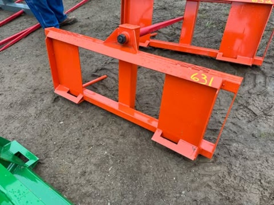 New Skid Steer Single Prong Bale Spear