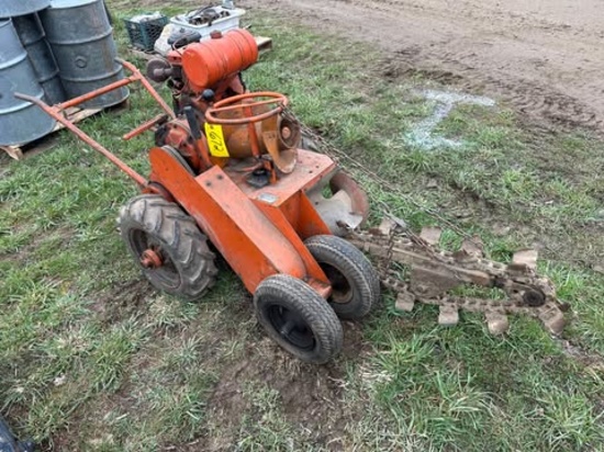 Charles Machine 3’ Self Propelled Walk Behind Trencher