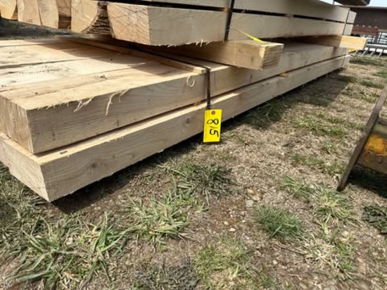 (10) 4X6 10’ Landscape Wood Posts