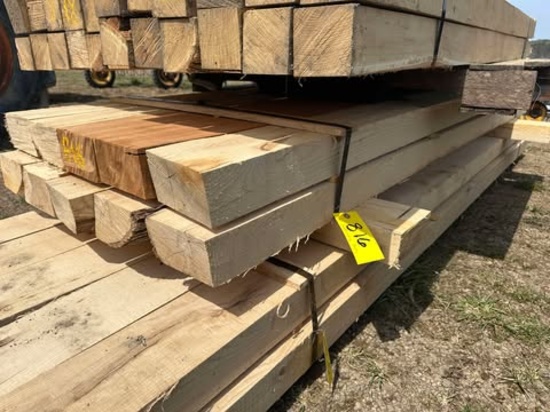 (10) 4X6 Landscape Wood Posts