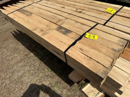 (12) Sharpened Square Wood Posts