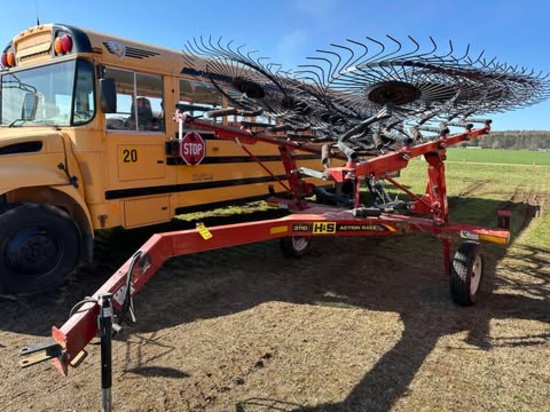 H&S 3110 10 Wheel Hay Rake