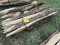 Bundle Of 10  7-1/2’ Locust Sharpened Posts