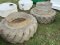 (1) Pair 18.4 X 34 T-Rail Dual Wheels With Tires