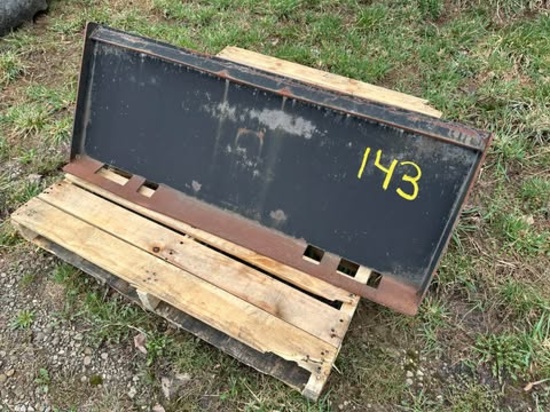 Skid Steer To 2” Reese Hitch Adapter Plate