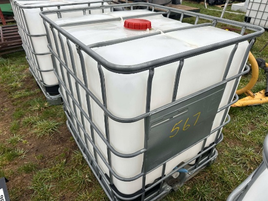 275 Gallon Poly Tote With Valve