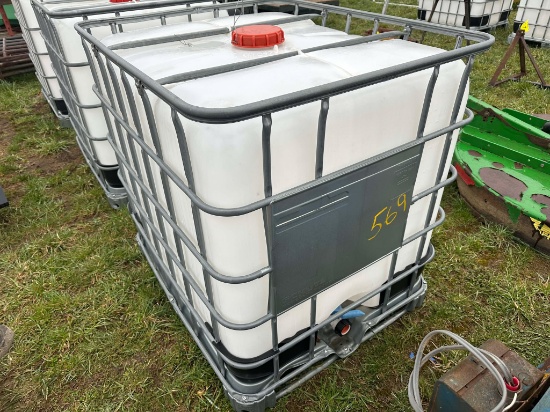 275 Gallon Poly Tote With Valve