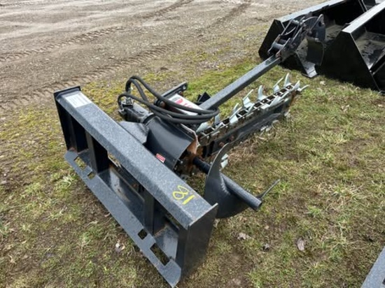 New JCT Skid Steer 60” Trencher