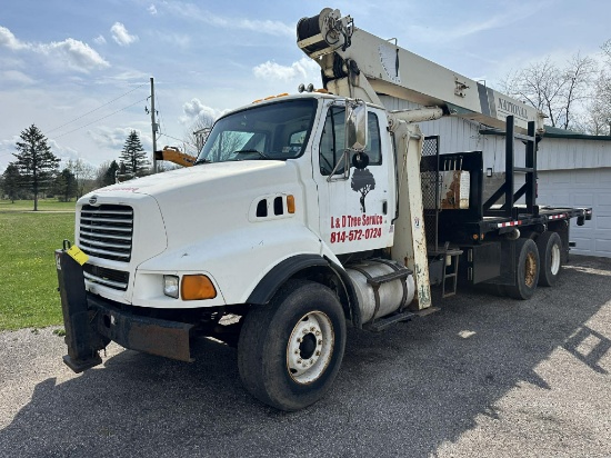 1999 Sterling Tandem Axle Crane Truck