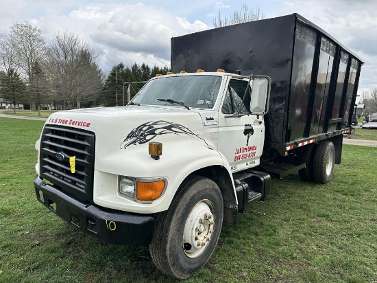 1995 Ford F-700 Single Axle Dump Truck