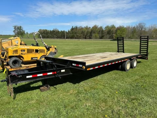 1997 Hudson 23’ Pintle Hitch Tandem Axle Trailer