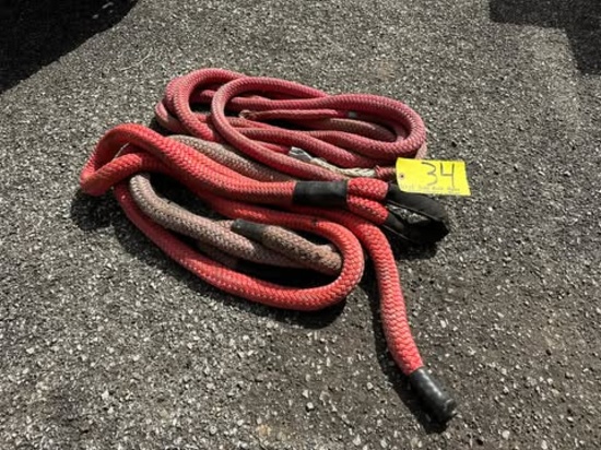 (3) 1-1/2” Triple Braid Nylon Slings