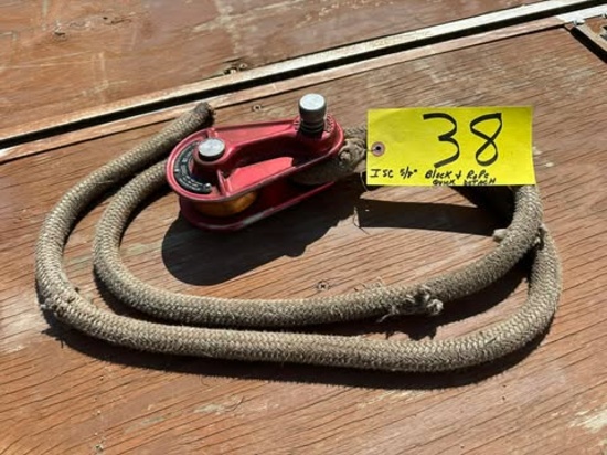 ISC 5/8” Quick Detach Block & Rope