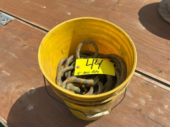 1/2” Bull Rope With Bucket