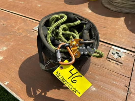 Petzl Zig Zag With 150’ 11 MM Climb Line Rope