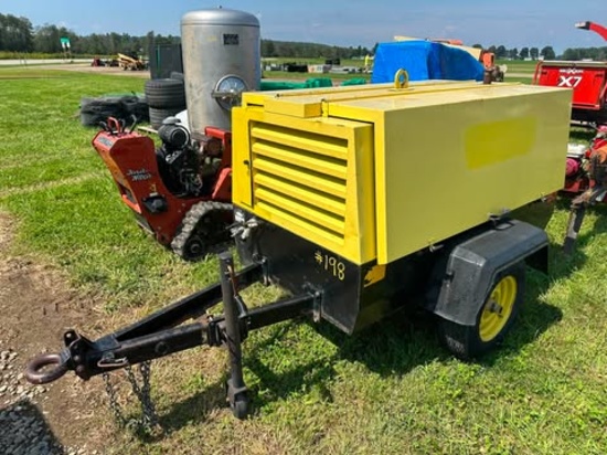 2001 Atlas Copco Model XAS96(DD) Portable Air Compressor
