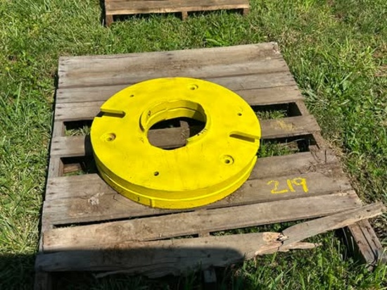 Pair Of John Deere Rear Wheel Weights