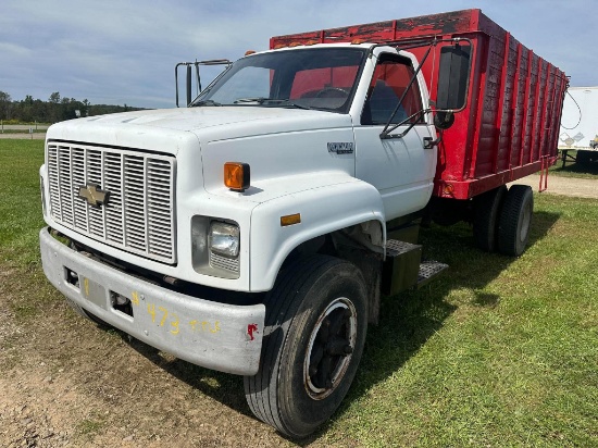 1990 Chevrolet Kodiak Single Axle Grain Truck